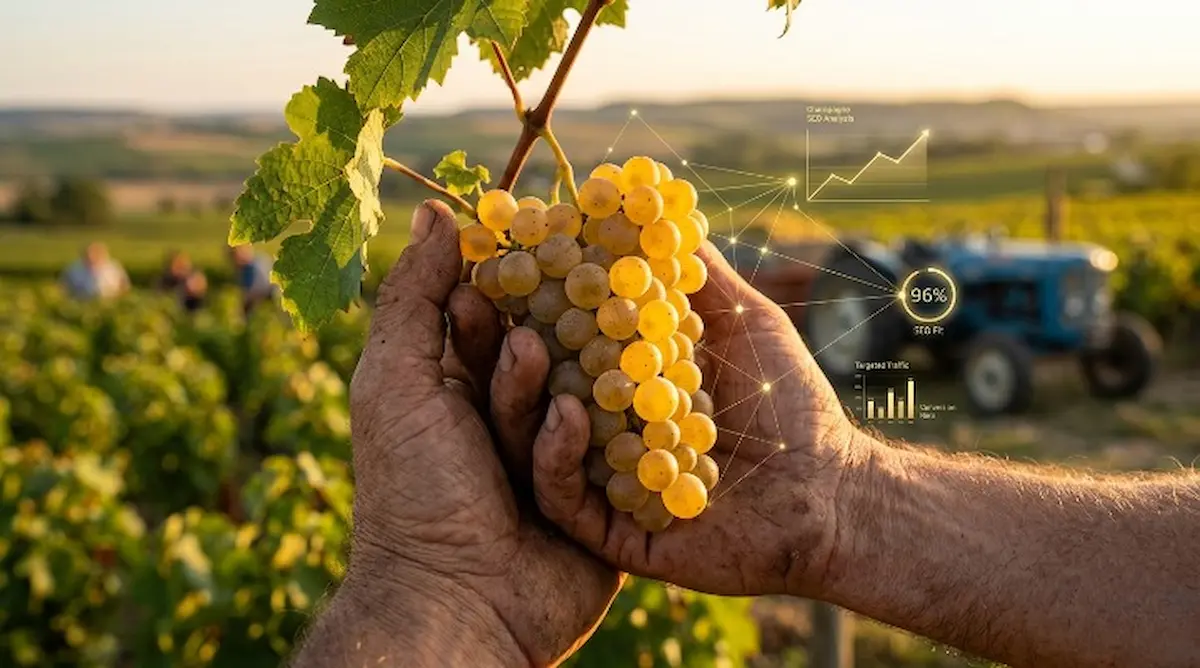 Expertise SEO et création de sites spécialisés pour domaines viticoles en Champagne - Partenariat Digital